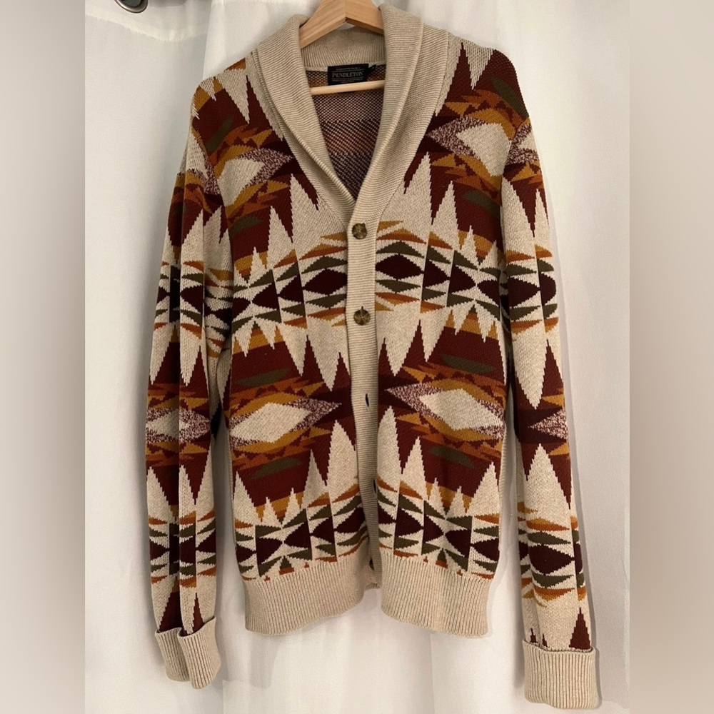 Pendleton shawl cardigan